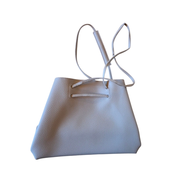 8 Other Reasons Vegan Leather Slouchy Crossbody Bag In Tan NWOT - Picture 3 of 4